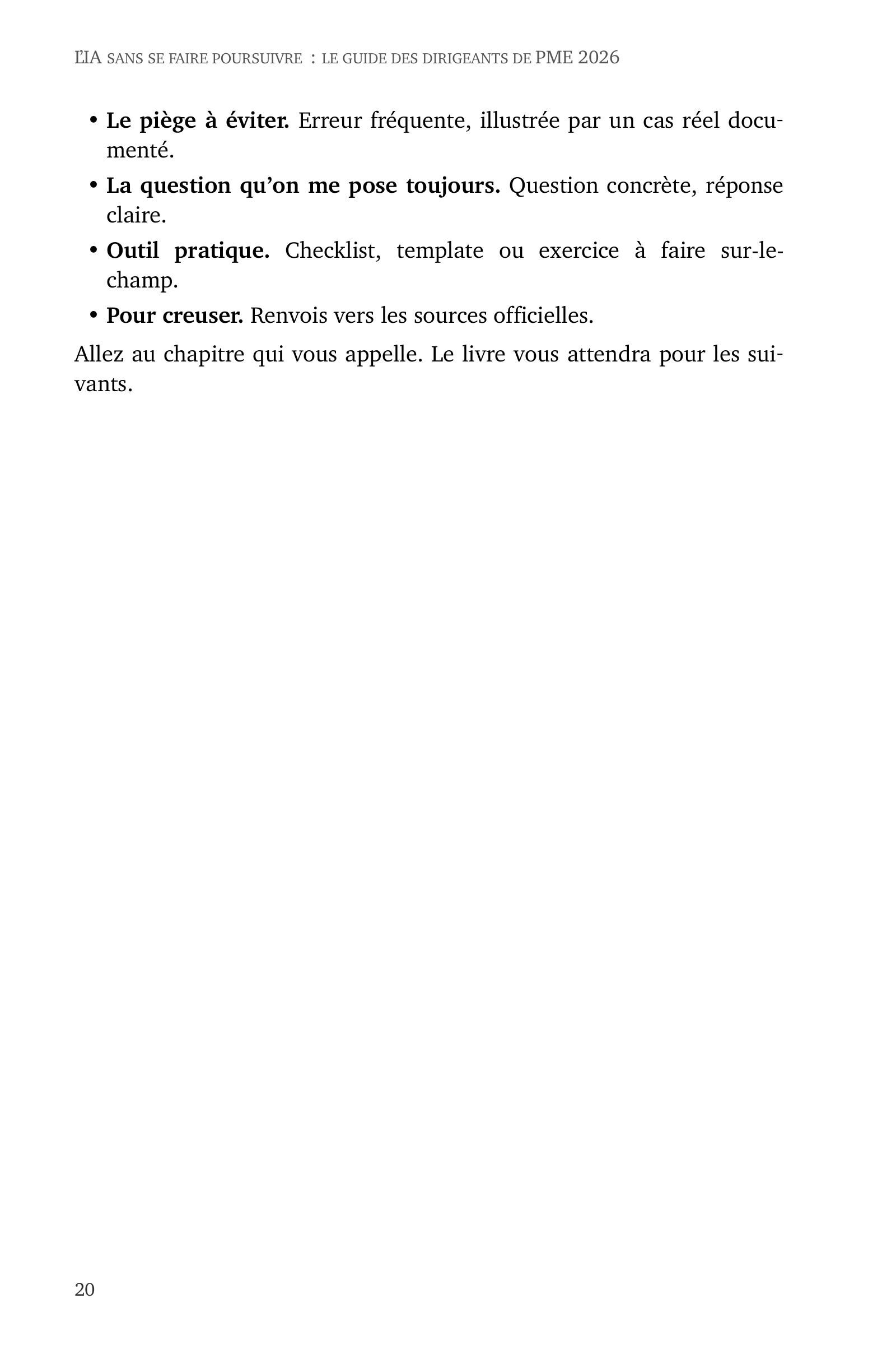 Page 20 de l'extrait de L'IA sans se faire poursuivre