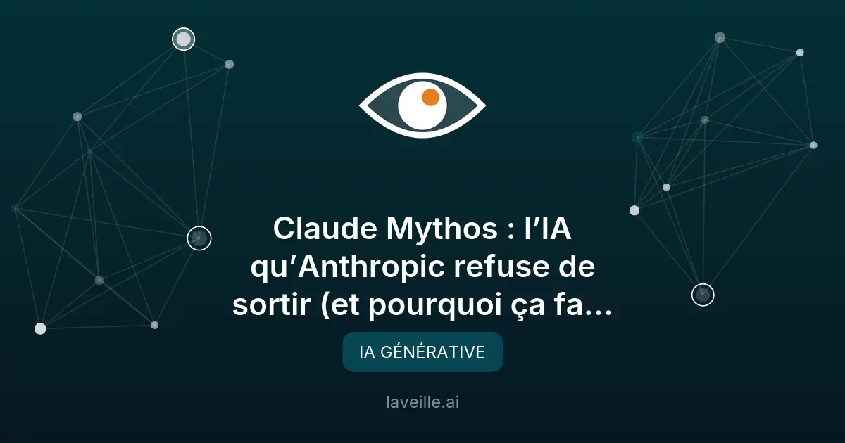 Claude Mythos : l'IA trop dangereuse pour être publiée