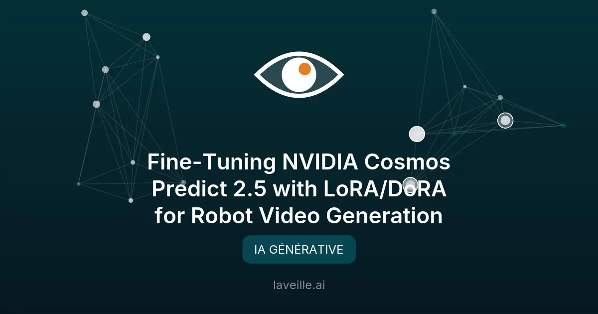 Fine-tuning NVIDIA Cosmos Predict 2.5 pour la robotique