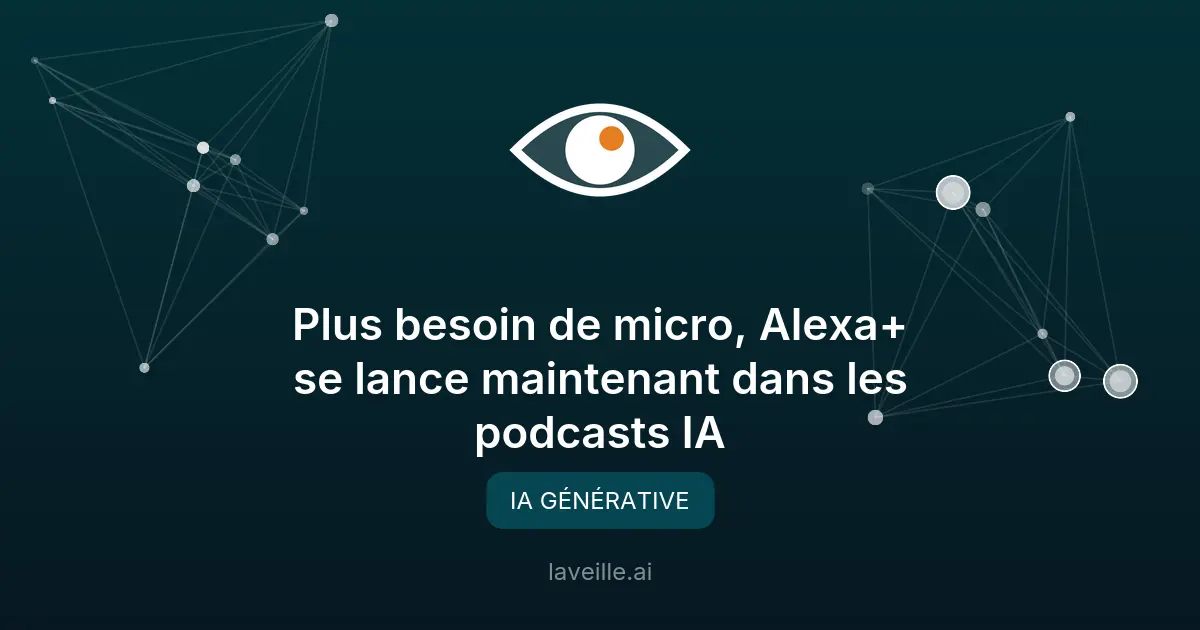 Amazon lance Alexa Podcasts : générez des podcasts IA