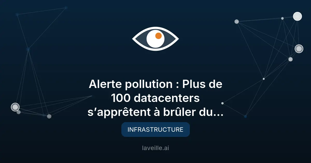 Datacenters et IA : le recours au gaz inquiète