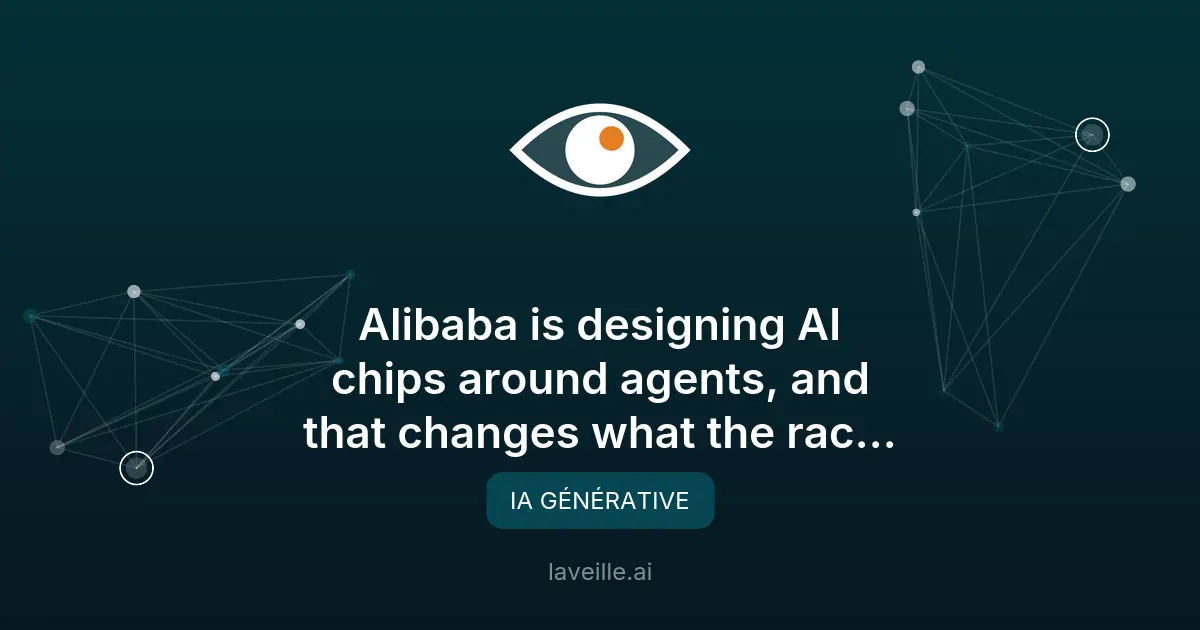 Alibaba dévoile une puce IA dédiée aux agents intelligents
