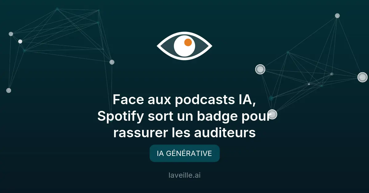 Spotify lance un badge contre les podcasts IA