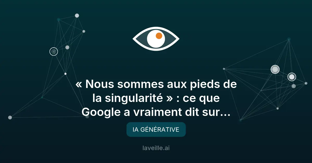 Google DeepMind annonce l'AGI d'ici quelques années