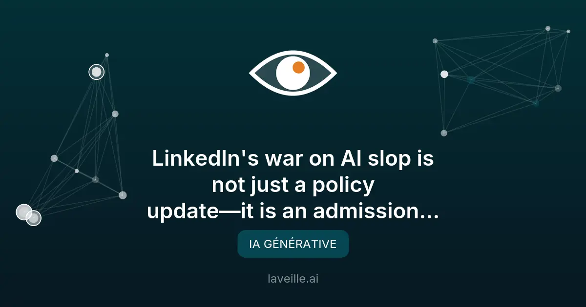LinkedIn lutte contre le contenu généré par IA de faible qualité