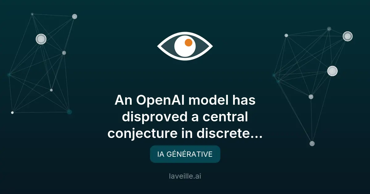 OpenAI résout un problème mathématique vieux de 80 ans