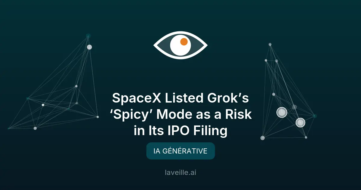 SpaceX met en garde contre les risques de l'IA Grok dans son IPO