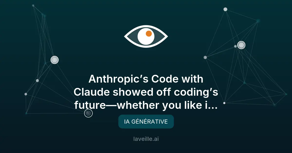 Claude Code d'Anthropic révolutionne le développement logiciel