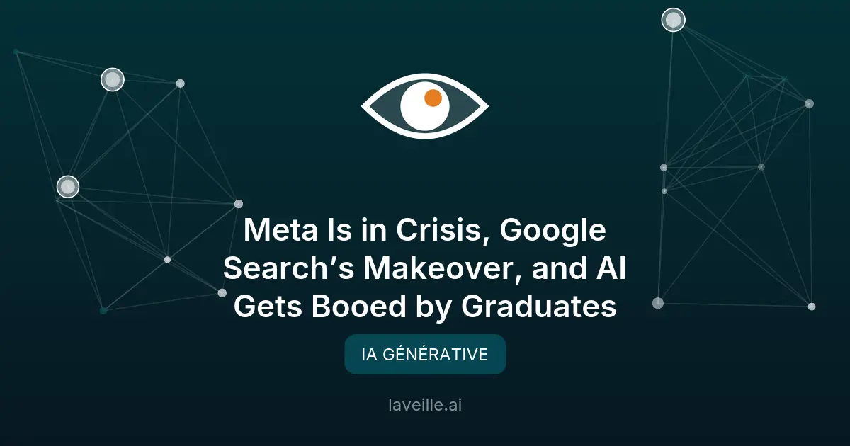 Meta licencie pour financer l'IA, Google révolutionne la recherche