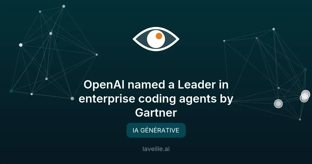 OpenAI leader dans les agents de codage IA selon Gartner