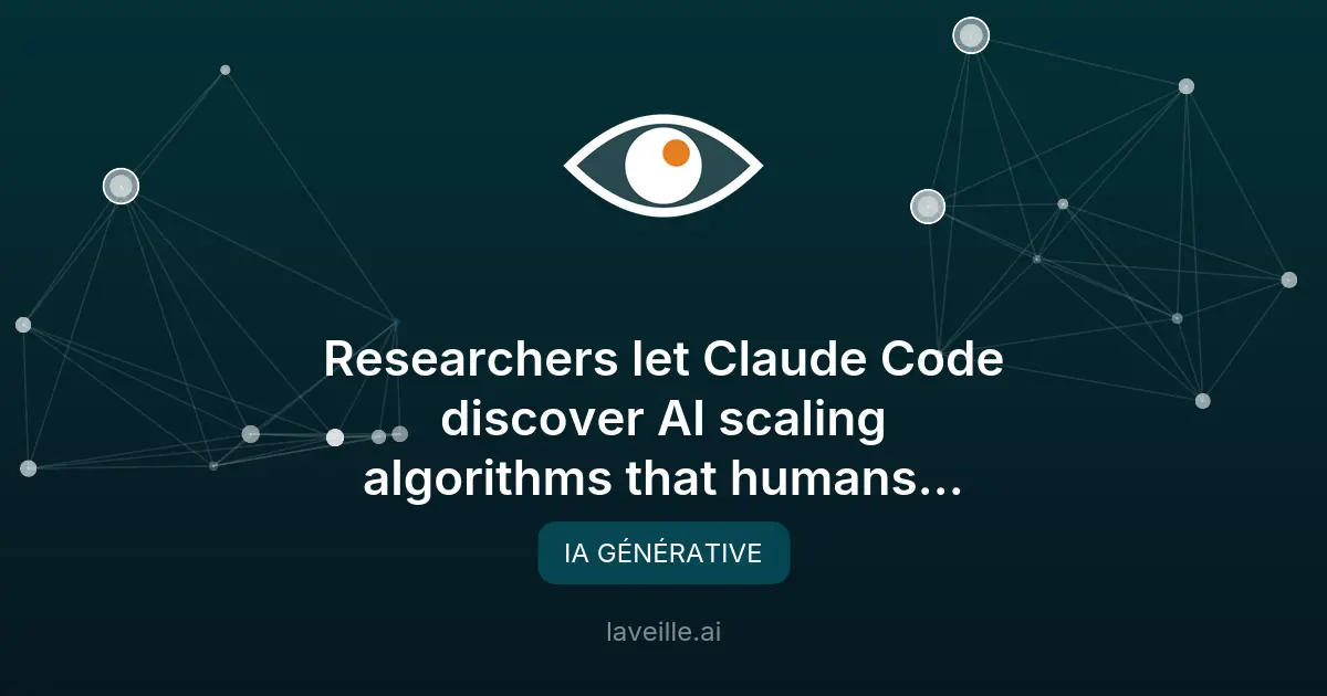 AutoTTS : Des algorithmes IA plus efficaces découverts par l'IA