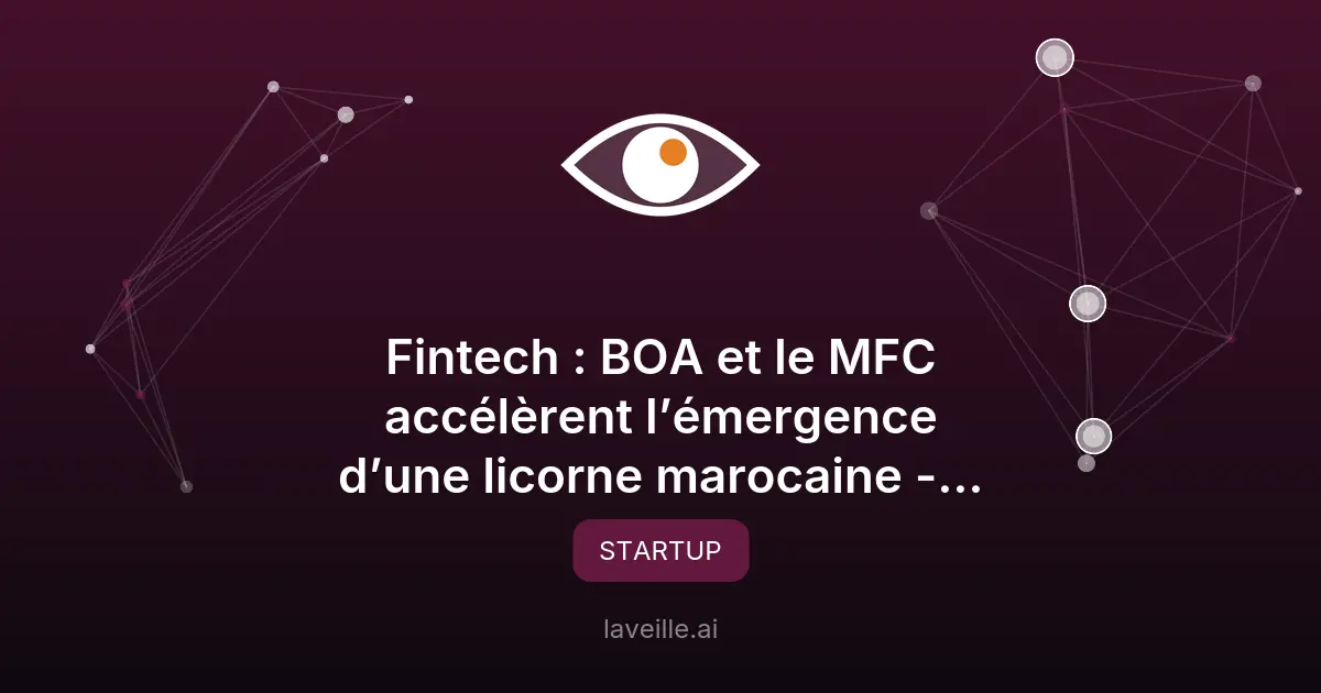BOA et MFC visent la première licorne fintech marocaine