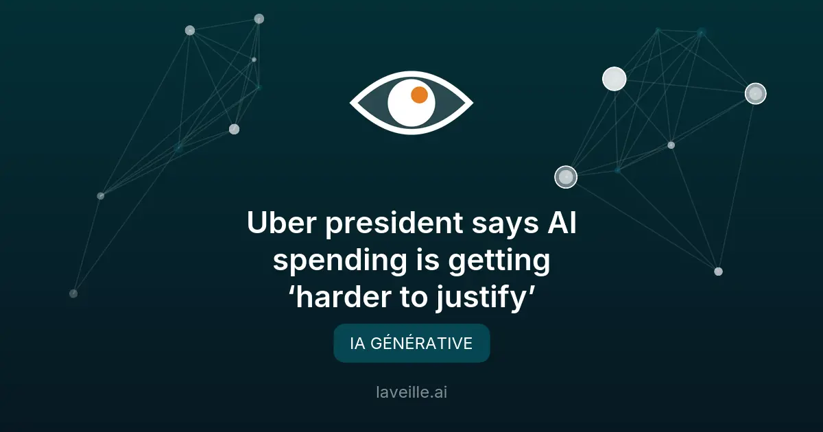 Uber remet en question ses dépenses en IA