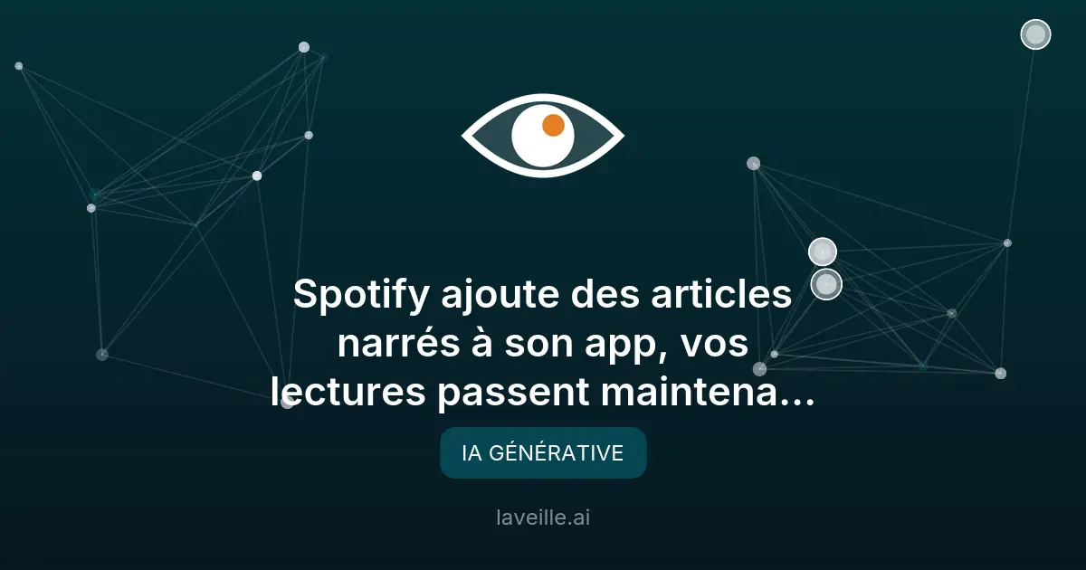 Spotify lance des articles narrés pour Premium