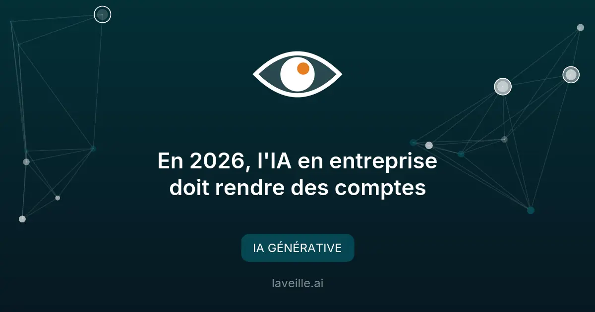 IA générative : résultats concrets exigés en 2026