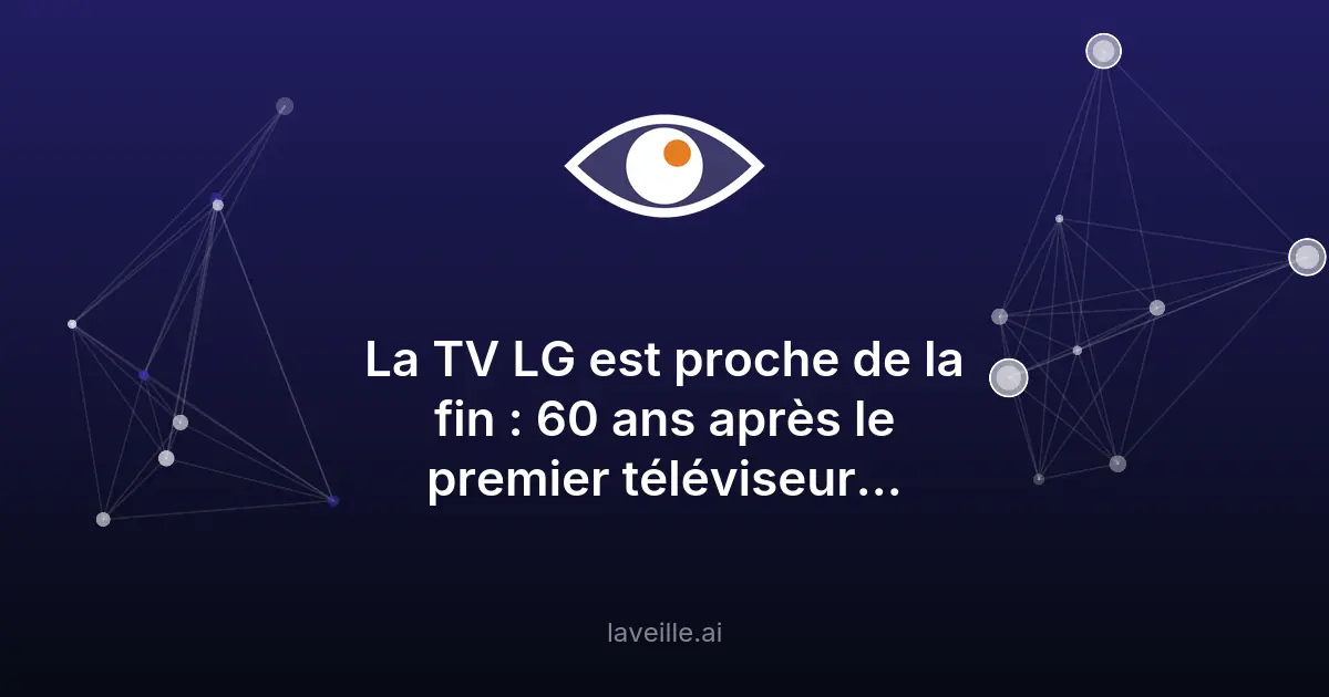 LG pourrait vendre sa division TV à Hisense