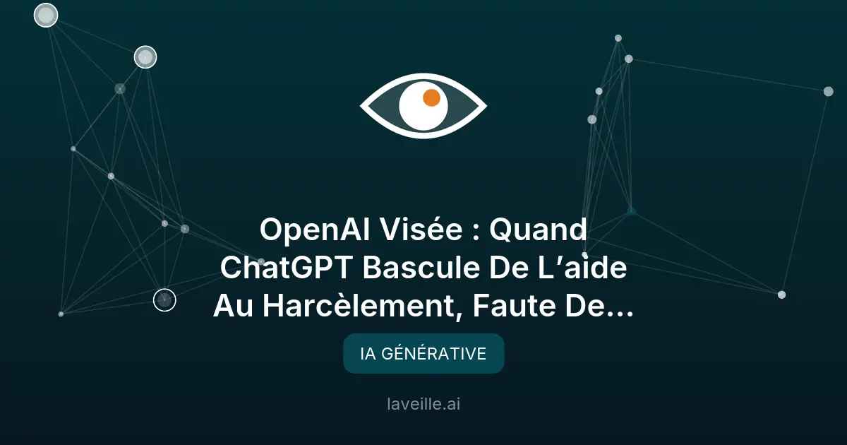ChatGPT et harcèlement : les risques de l'IA sans garde-fous