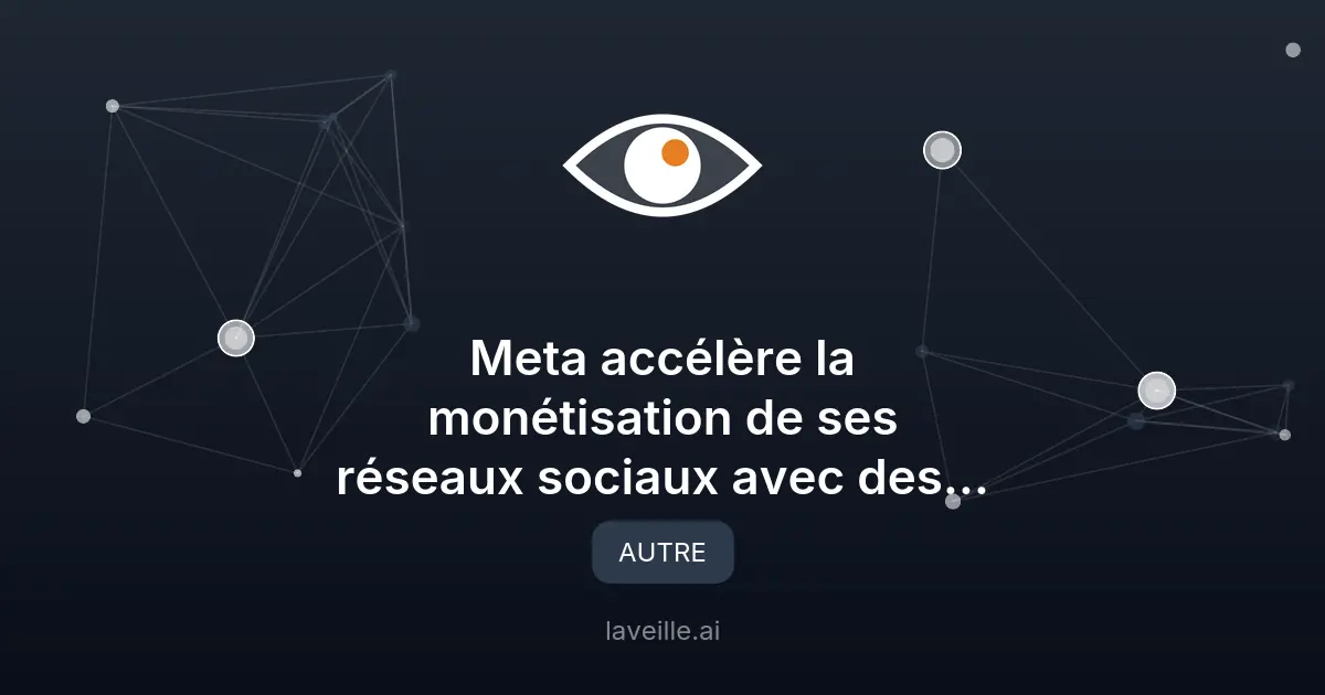 Meta lance des abonnements premium pour ses réseaux sociaux
