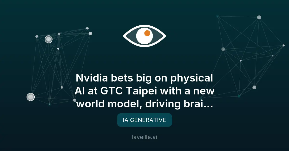 Nvidia lance Cosmos 3 et Alpamayo 2 Super pour l'IA