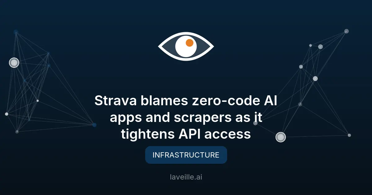 Strava restreint son API face aux outils IA sans code
