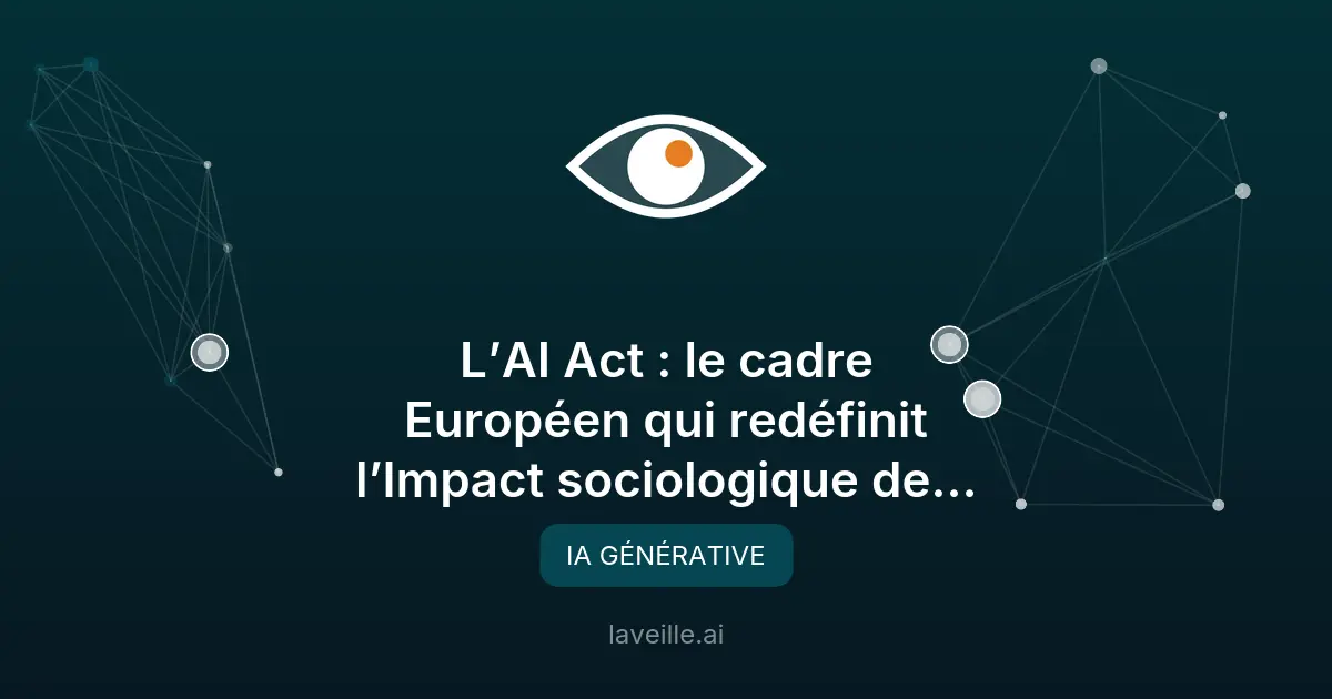 AI Act : le cadre européen pour l'IA éthique
