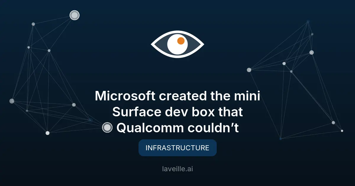 Microsoft lance le Surface RTX Spark Dev Box pour développeurs