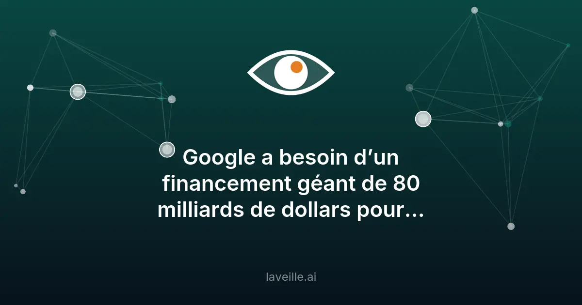 Alphabet investit 190 milliards dans l'IA en 2026