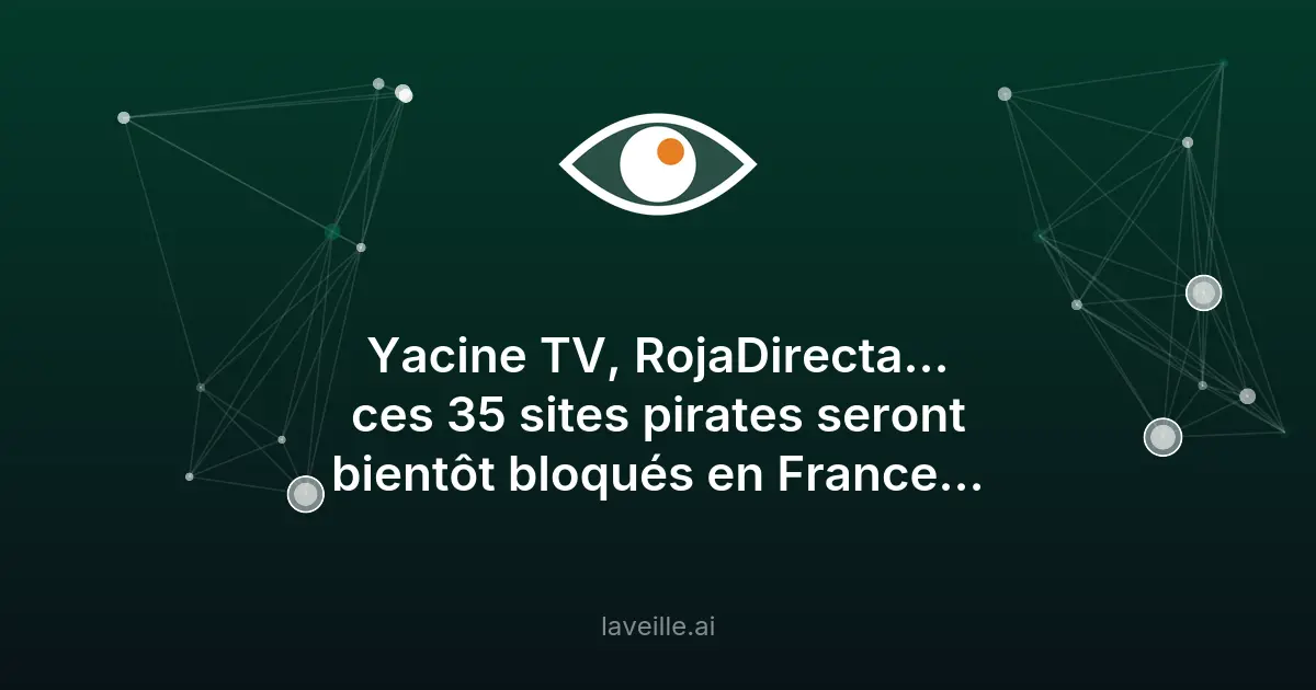 Blocage de 35 sites pirates en France : VPN et DNS concernés
