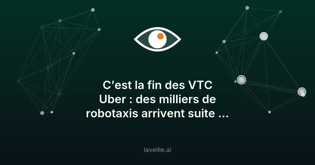 Uber investit 10 milliards dans les robotaxis