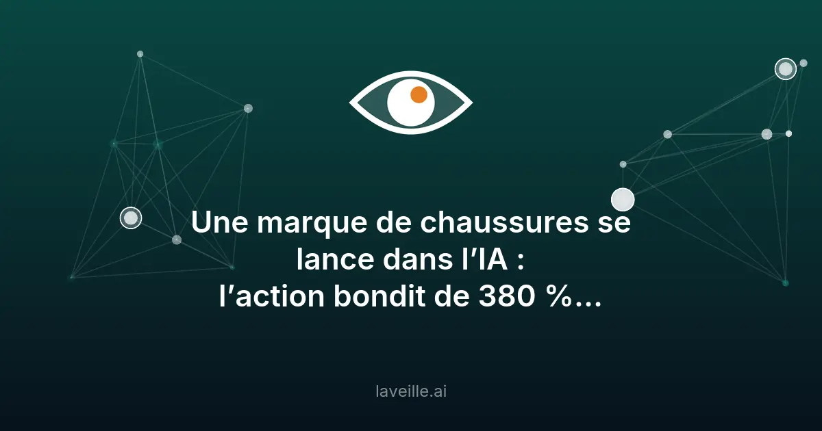 Allbirds se reconvertit dans l'IA : l'action bondit de 380%
