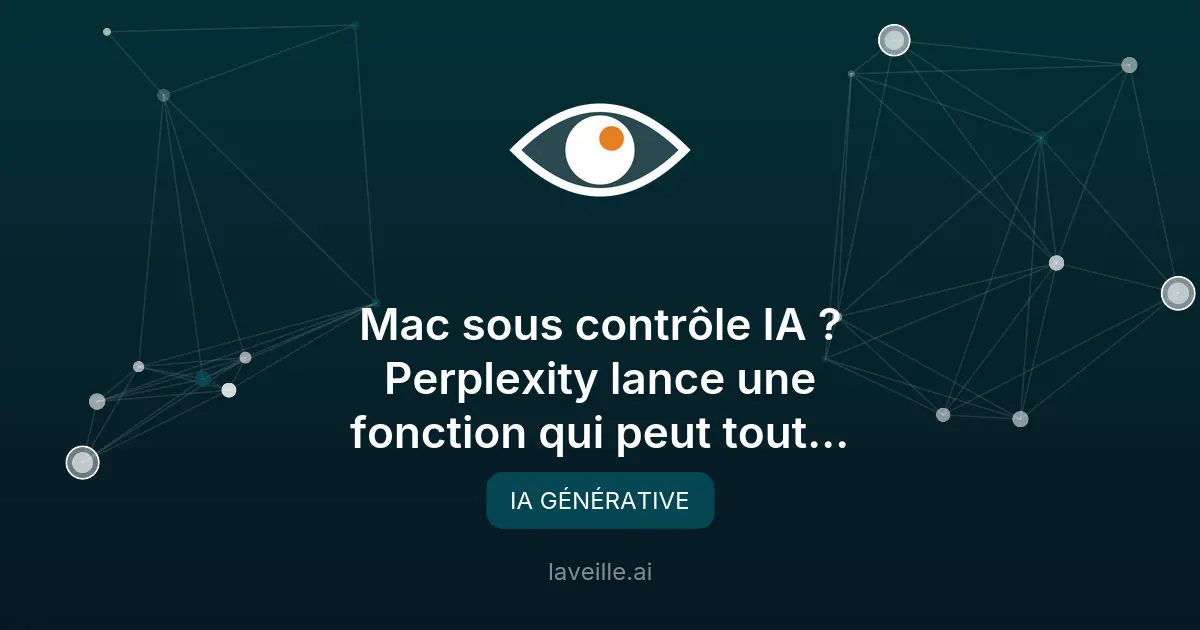 Perplexity automatise les Mac avec son IA Personal Computer