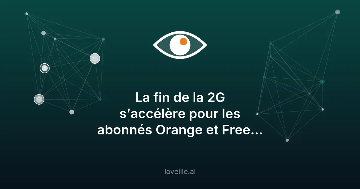 Fin du réseau 2G en France : impacts et solutions