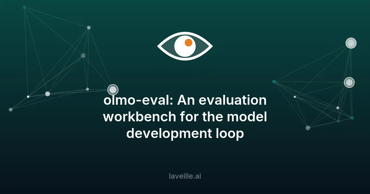 olmo-eval : Outil d'évaluation pour modèles de langage