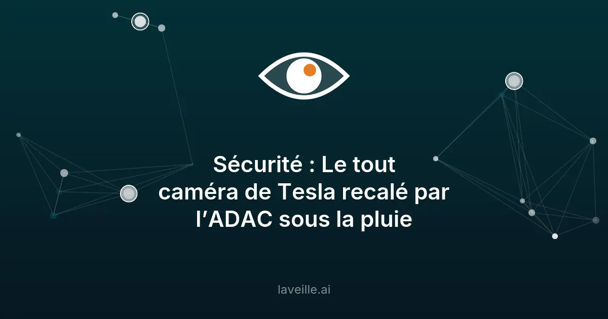 Tesla Model Y échoue au test de freinage sous pluie