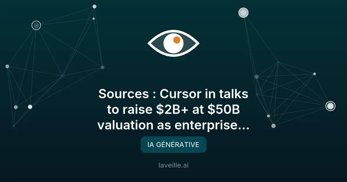 Cursor lève 2 milliards pour révolutionner le codage IA