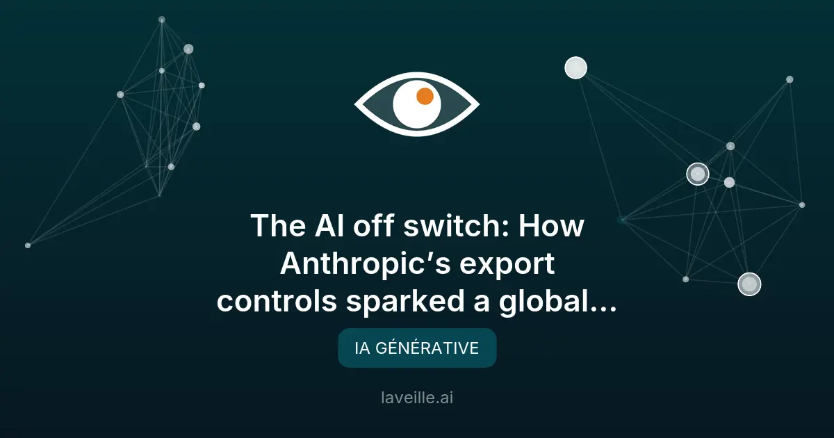 Anthropic suspendu : crise géopolitique sur l'IA