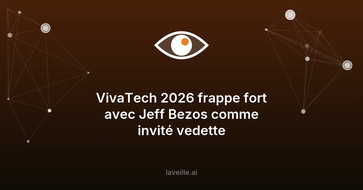Jeff Bezos tête d'affiche de VivaTech 2026