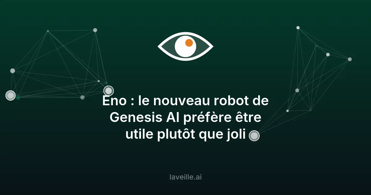 Eno : le robot utilitaire de Genesis AI