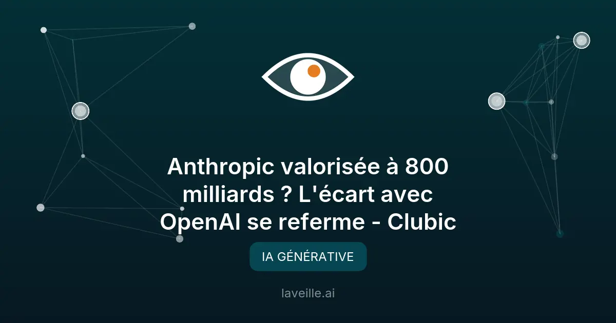 Anthropic vs OpenAI : la bataille des valorisations en IA