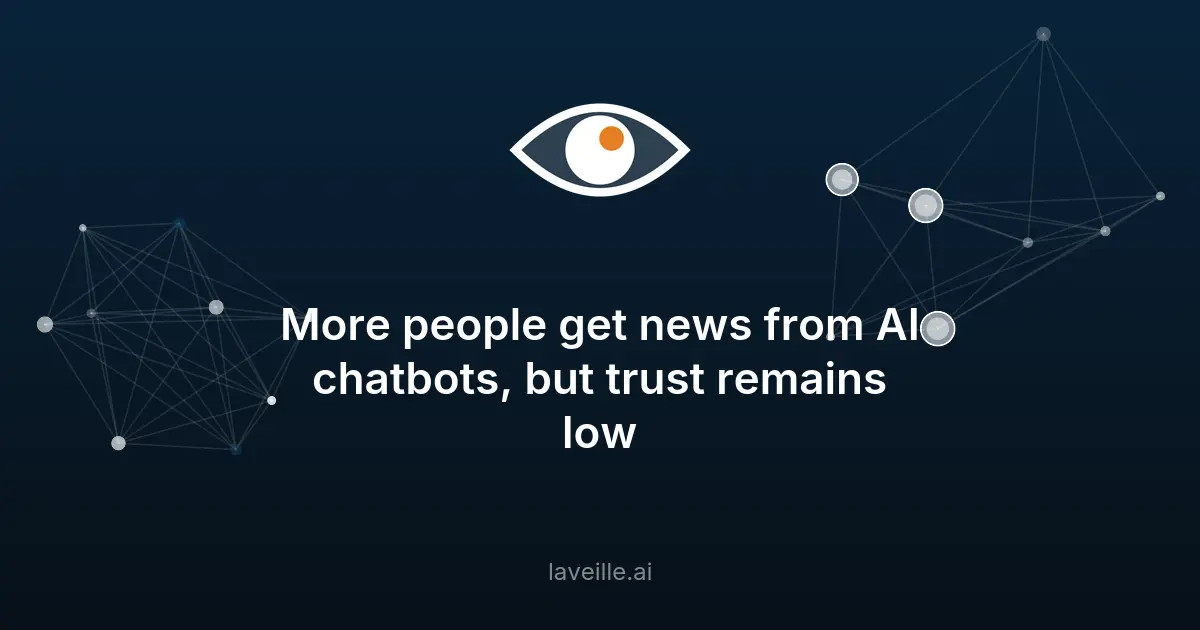 Les chatbots IA gagnent en popularité pour l'actualité