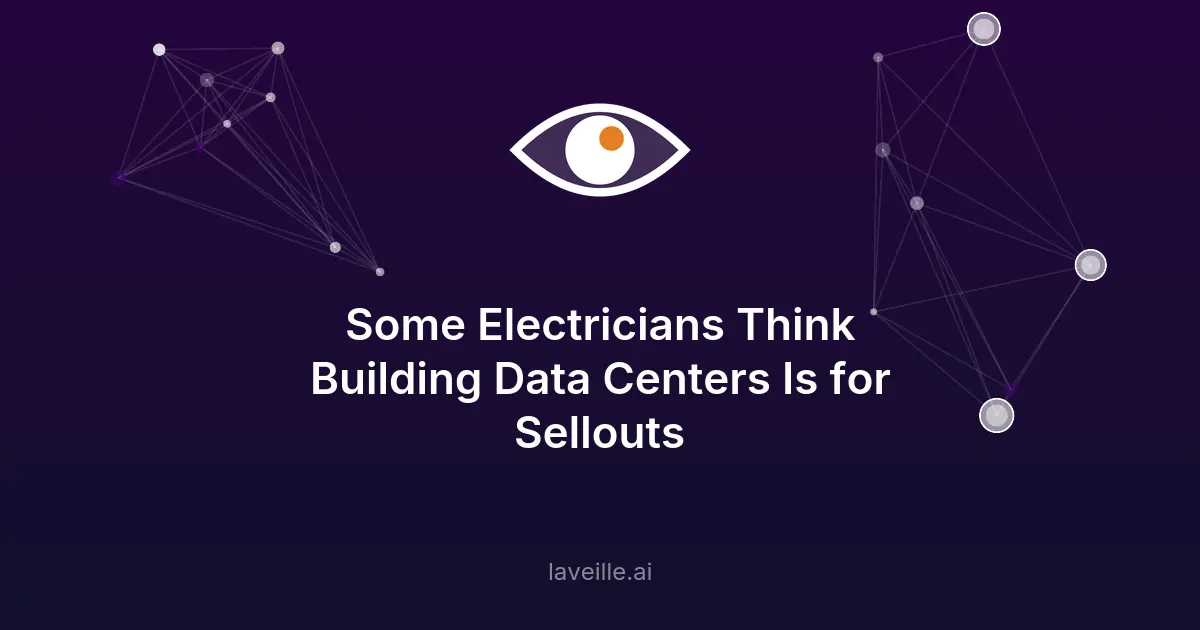 Data centers : le dilemme éthique des électriciens