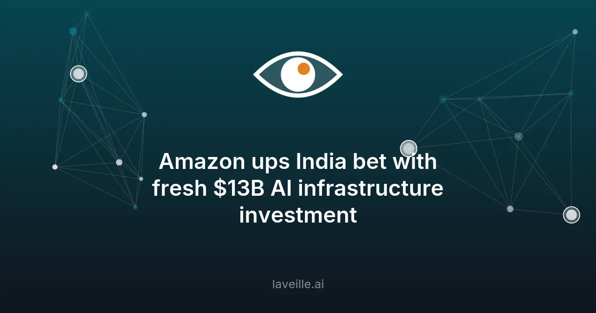Amazon investit 13 milliards en IA et cloud en Inde