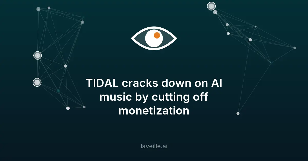TIDAL interdit la monétisation de la musique générée par IA