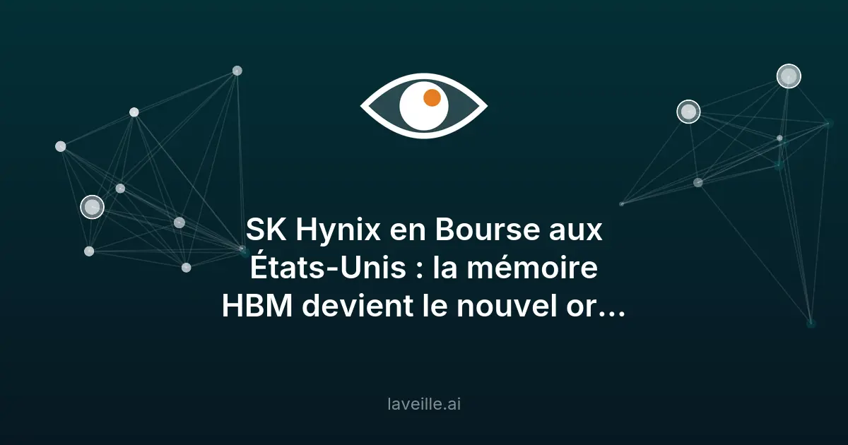 SK Hynix vise 28 milliards pour la mémoire HBM, clé de l'IA
