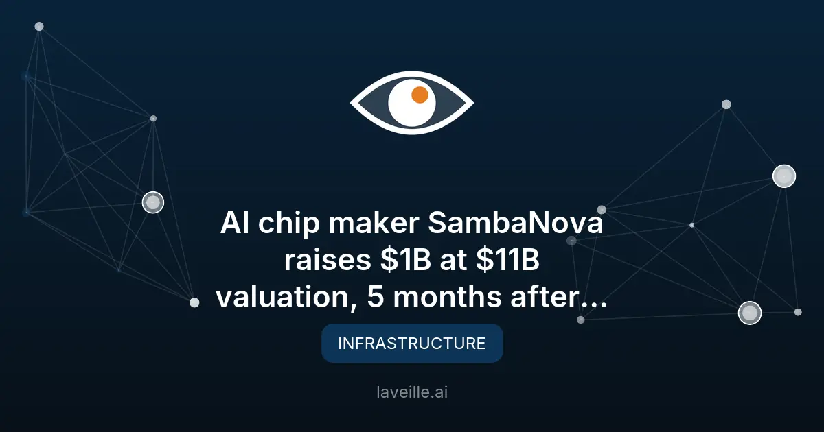 SambaNova lève 1 milliard pour ses puces IA