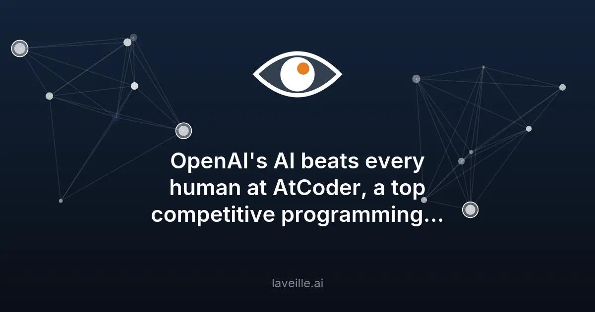 OpenAI domine AtCoder 2026 avec son IA algorithmique