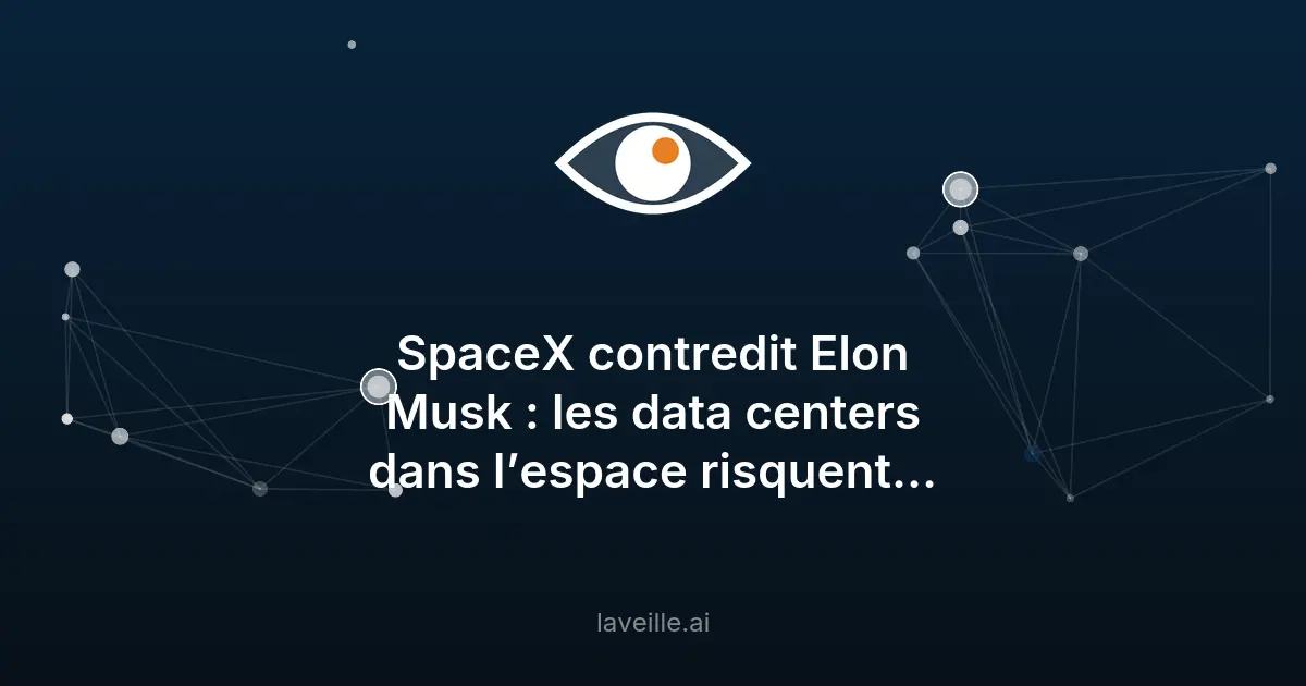 SpaceX et les data centers orbitaux : risques et ambitions