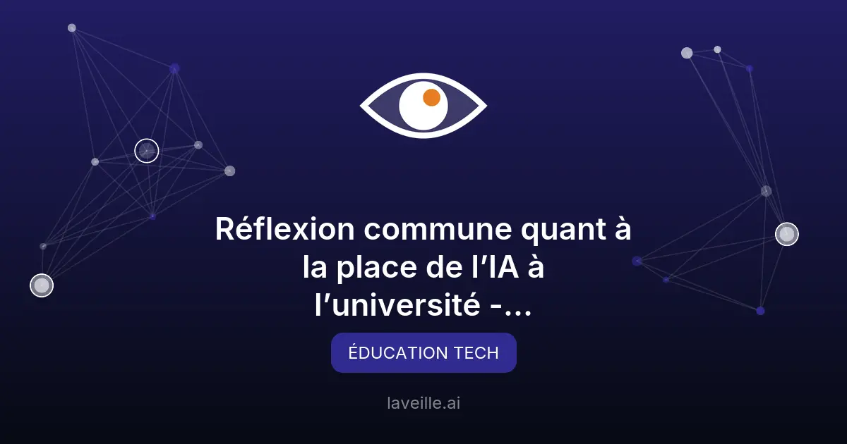 IA à l'université : défis et opportunités