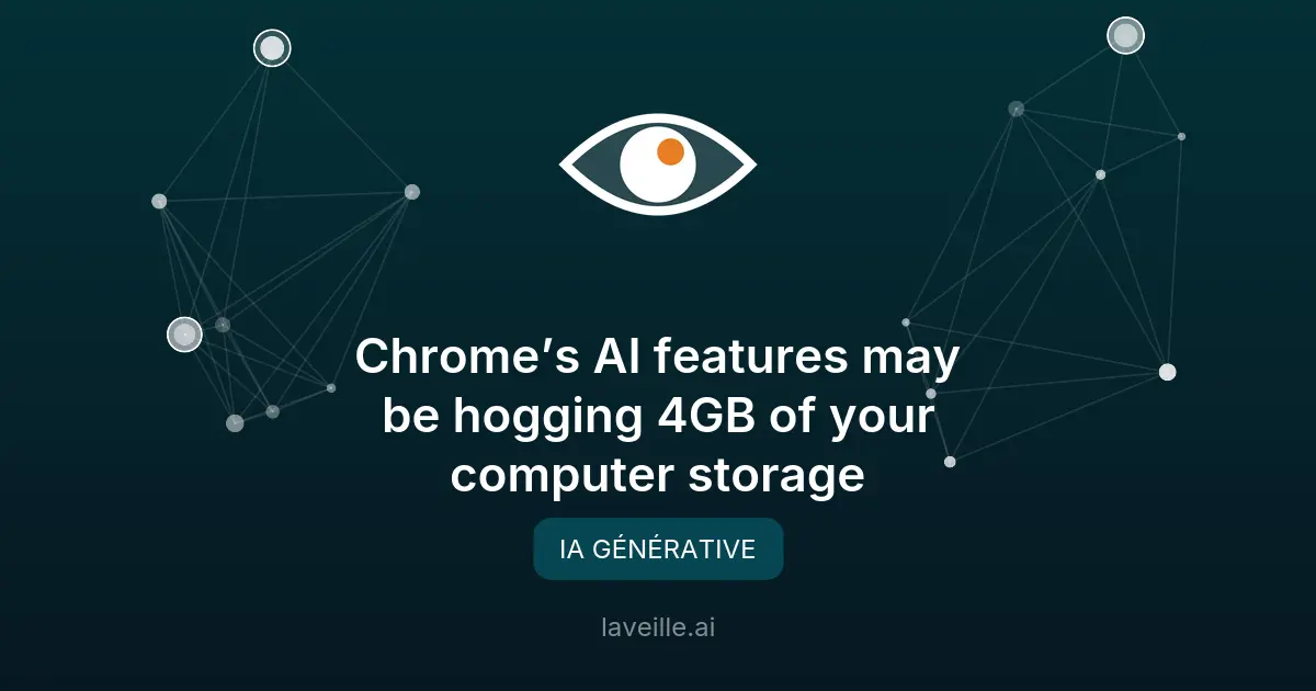 Chrome utilise 4GB pour son IA locale sans prévenir