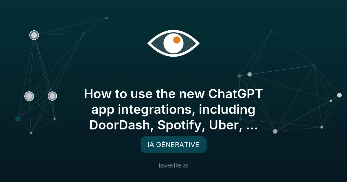 Intégrations ChatGPT : Spotify, DoorDash, Booking.com et plus
